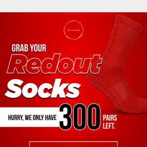 Redout Socks: 🔴 300 Pairs Left