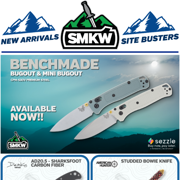 Shop SMOKY MOUNTAIN KNIFE WORKS INC. and Buy Now Pay Later with Sezzle.