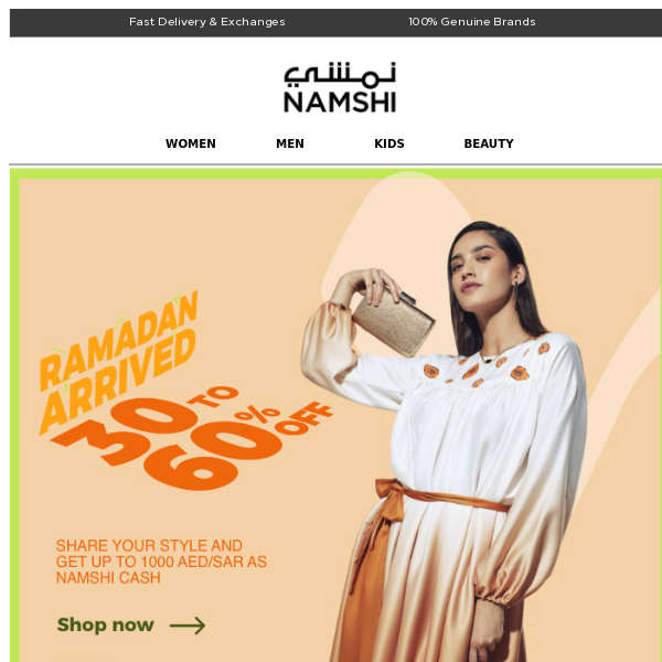 Ramadan Arrived: 30-60% off