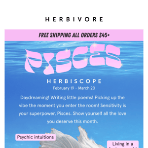 Pisces, your Herbiscope is here ♓