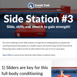 [SIDE STATION IDEA] Slide, shift, and stretch! ➡️