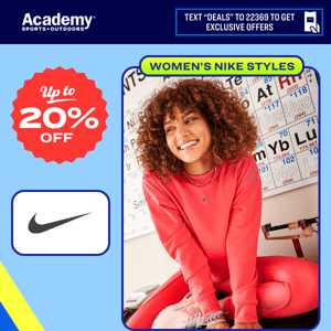 Save up to 20% on🔥Nike Styles