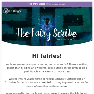 💜 The July 2022 Fairy Scribe 💜