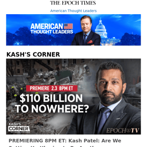 PREMIERING 8PM ET: Kash Patel: Are We Setting Up Ukraine to Be Another Afghanistan?