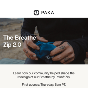 The Breathe Zip 2.0