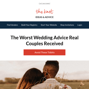 The *worst* wedding advice real couples received