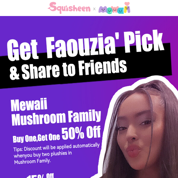 🔥Get Faouzia's Pick | Up to 50% Off