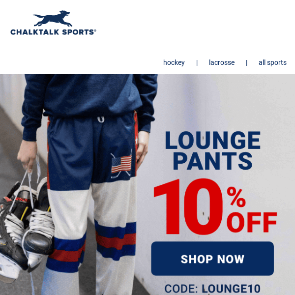 10% Off Today • Lounge Pants Every Athlete Needs