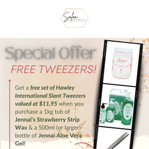 Your Free Tweezers are Here! 👇