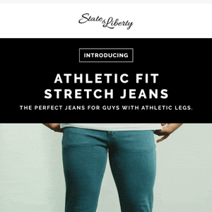 Athletic Fit Stretch Suit - Navy