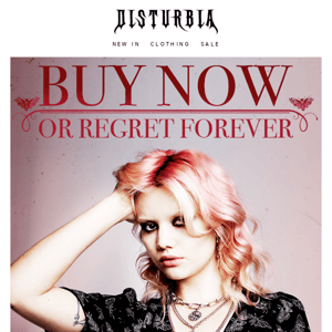 Buy now, or regret forever! 😱