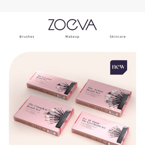 New ZOEVA brush sets 💜