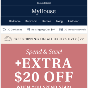 EXTRA $20 OFF 😍 When You Spend $149+ | Spend & SAVE