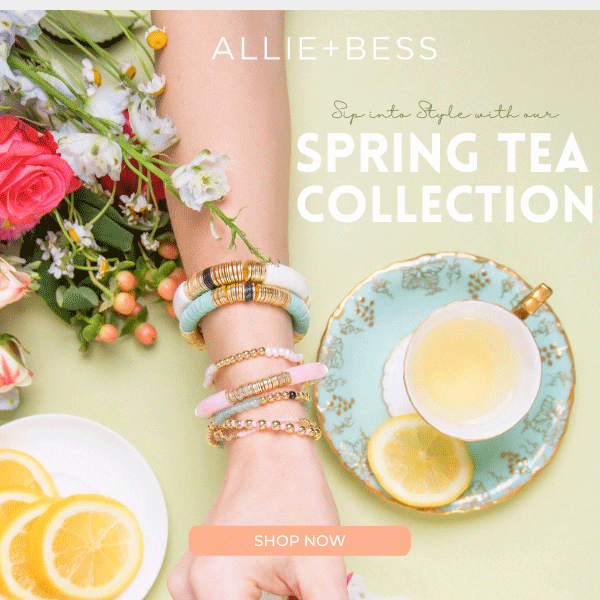 Introducing our stylish Spring Tea Collection!