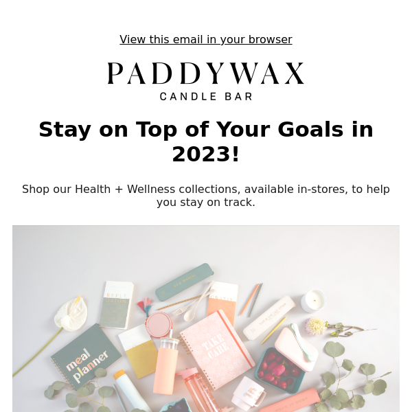 Paddywax Candle Bar coming to the Summit 