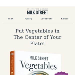 Save 40% off the Award-Winning Vegetables Cookbook