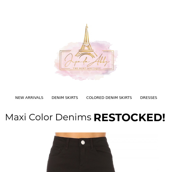 RESTOCKED Ava Maxi Color Denims🎉!