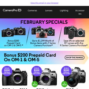 Up to $1,299 Worth of Bonus Items For You To Grab This February!