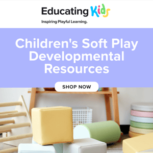 ☁️✨Children's Soft Play Developmental Resources✨☁️