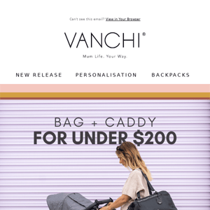 Bag + Caddy for under $200 🫶