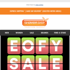 Up To 80% Off EOFY Sale Ends Tomorrow!