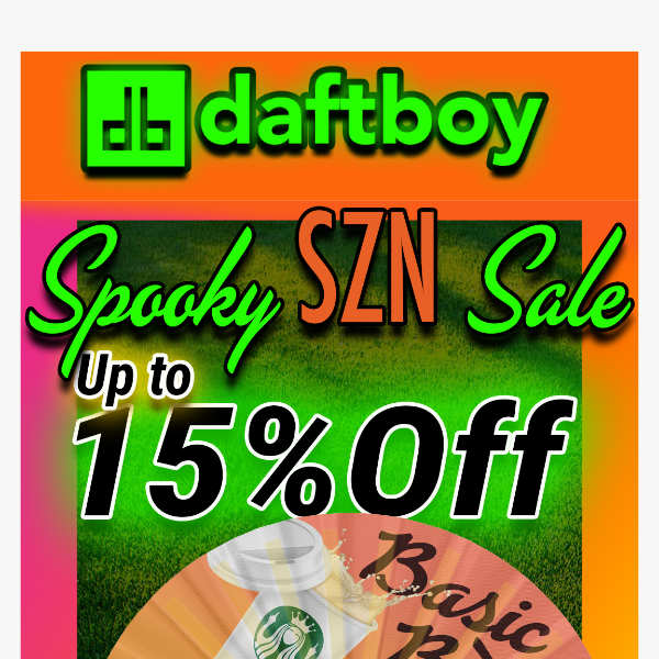 🎃 Get 15% Off This Spooky SZN!