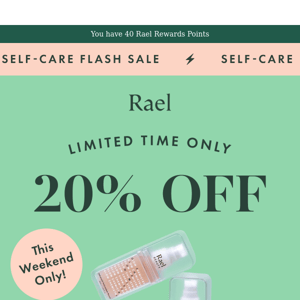 FLASH SALE: 20% OFF ⚡️