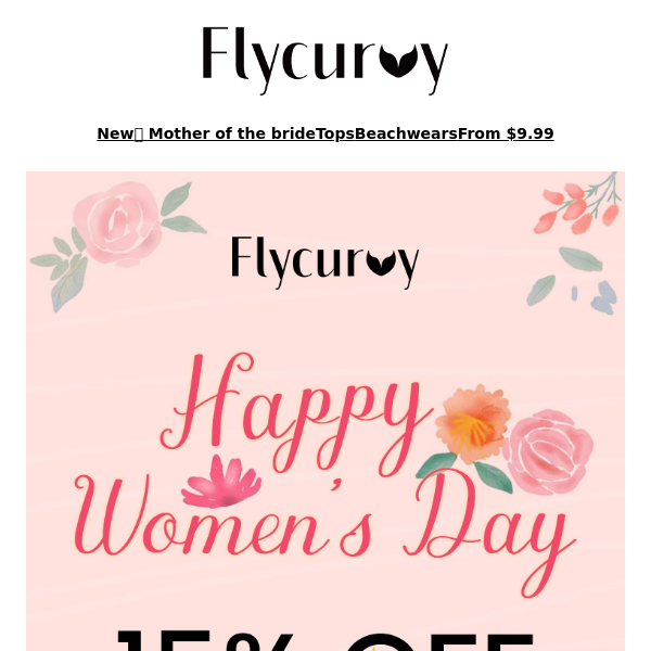 Hi, FlyCurvy, Happy Women's Day!  🌹