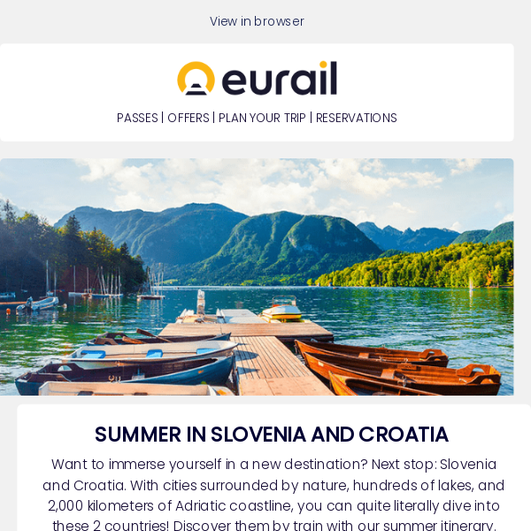 Dive into Slovenia and Croatia 🌊