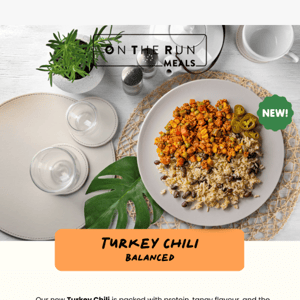🎉 NEW Feature Entree: Turkey Chili 😋 | Low-Carb Available