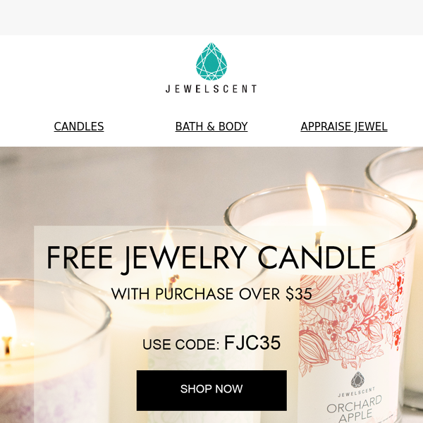 Free Jewelry Candle with your order - JewelScent