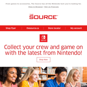 Attention gamers! Find the latest and greatest from Nintendo here