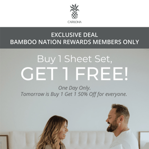 Buy 1 Sheet Set, Get 1 FREE!