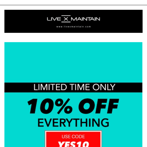 Extra 10% Off EVERYTHING!!!