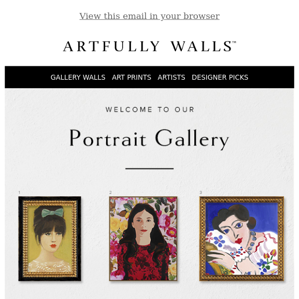 Welcome to Our Portrait Gallery