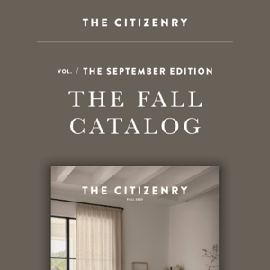 It's Here: The Fall Catalog