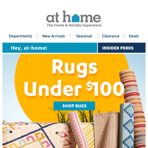 Indoor & Outdoor Rugs under $100... Yeah, we did that. 💁‍♀️