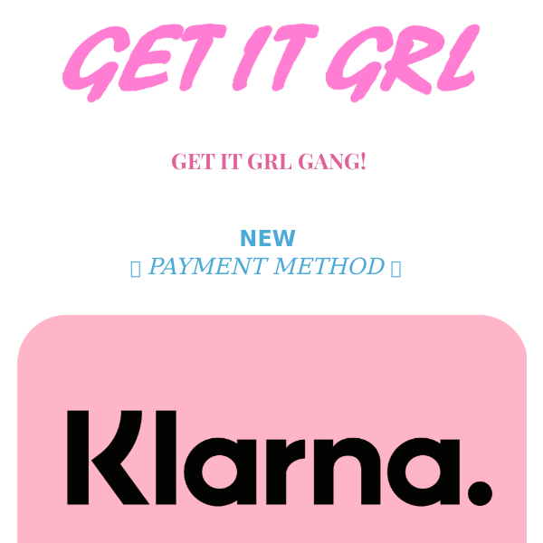 You can now use Klarna to buy all your Bridesmaid gifts 😍