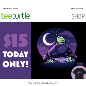 NEW twilight frog tee! 🐸 🌙