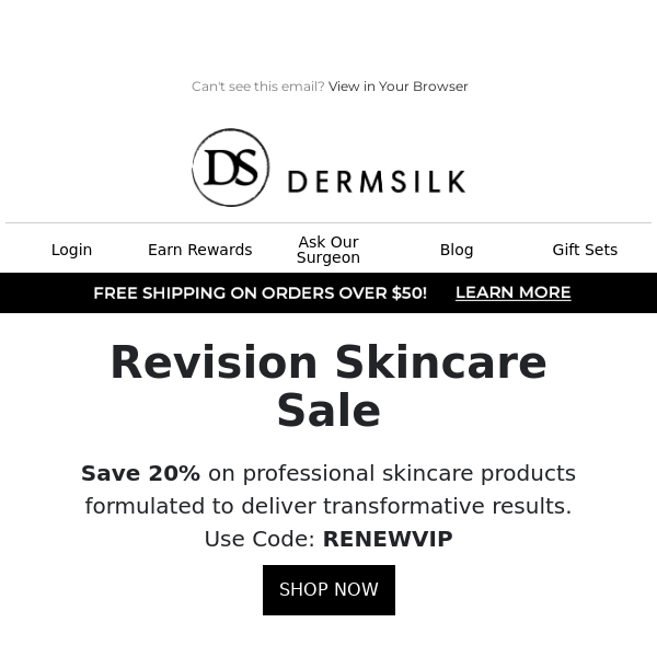 Can't Miss: 20% Off Revision Skincare Faves!