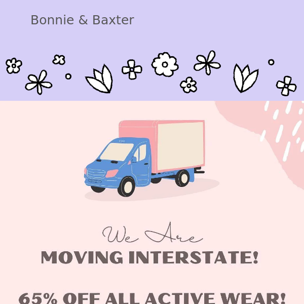 CLOSING SALE! 65% OFF ACTIVE WEAR