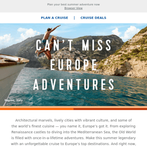 It's all here – Europe's *must see and do* in 2023