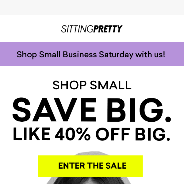 Shop Small Biz Saturday with us! 💜