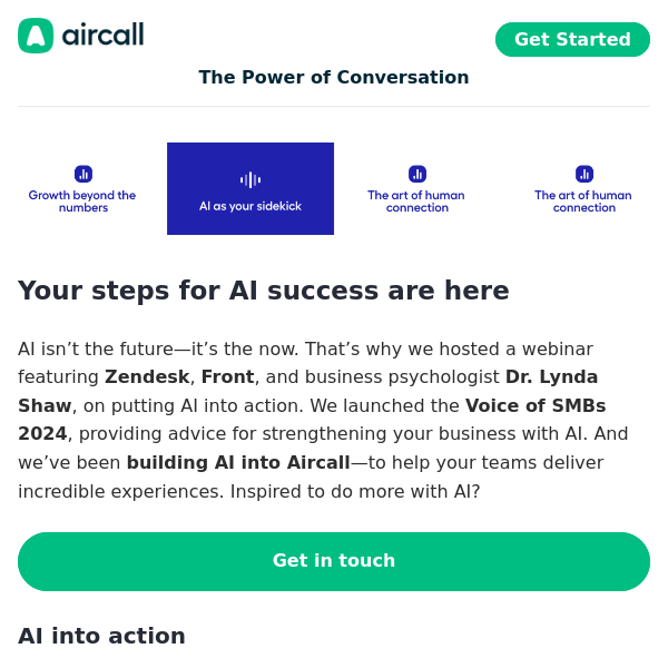 Your steps for AI success are here