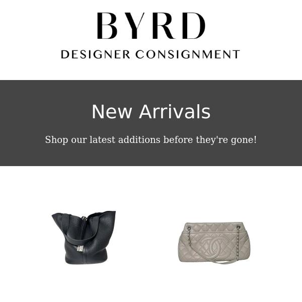Byrd Designer Consignment Boutique Emails, Sales & Deals - Page 1