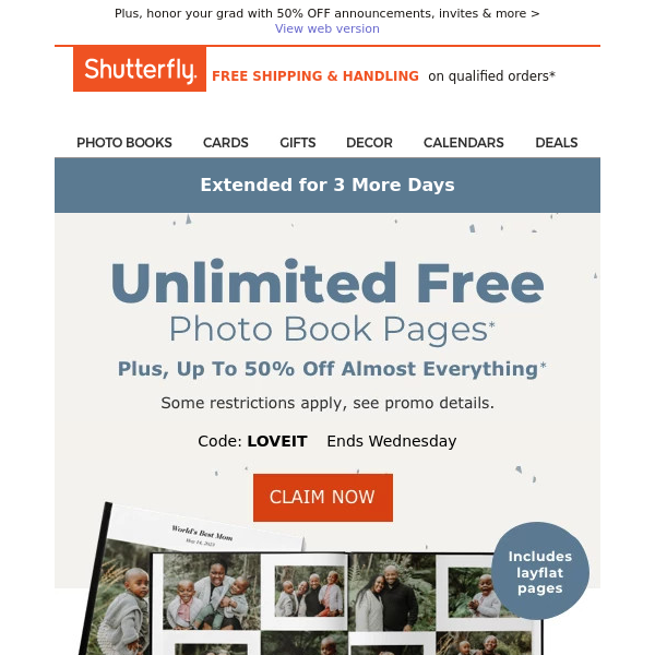 YAY! Unlimited FREE Photo Book Pages is back on 📖
