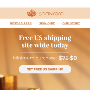 Give the gift of radiance with free shipping