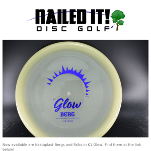 We Have Kastaplast Glow Bergs and Falks at Nailed It!
