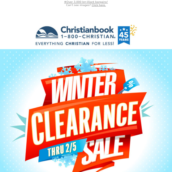 Up to 95% Off Winter Clearance Begins!