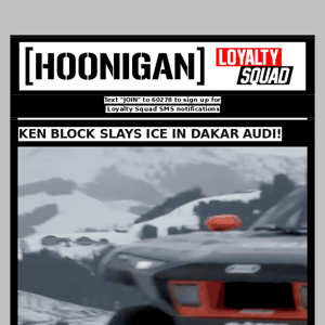 HHIC Ken Block Slays Ice in Dakar Audi
